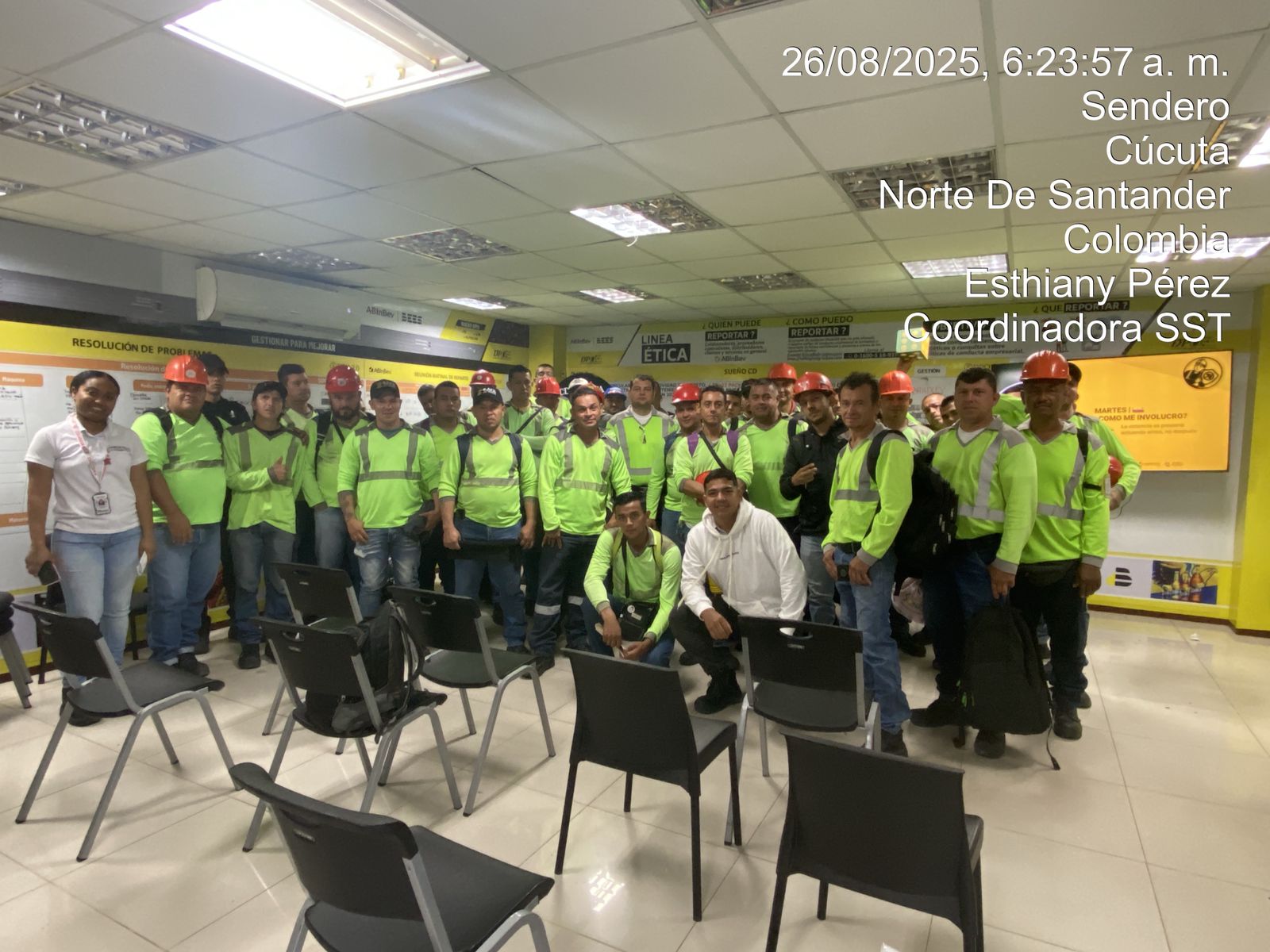 Evidencia de capacitación